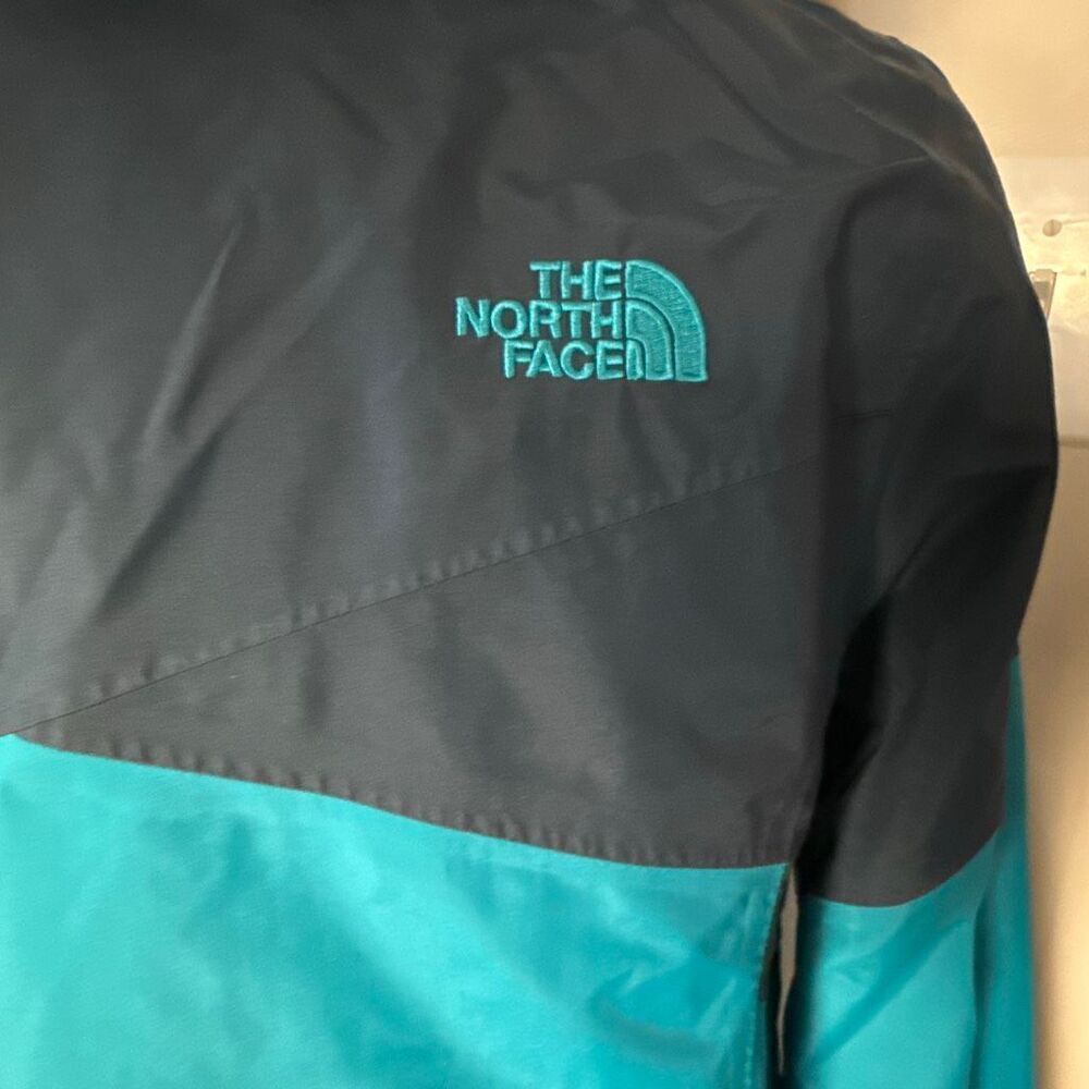 Women's The North Face Jacket size medium Full Dual Zipper Dry Vent NF0A2SVK aqu - Picture 5 of 10